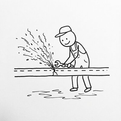 Sanacija puknuća cijevi